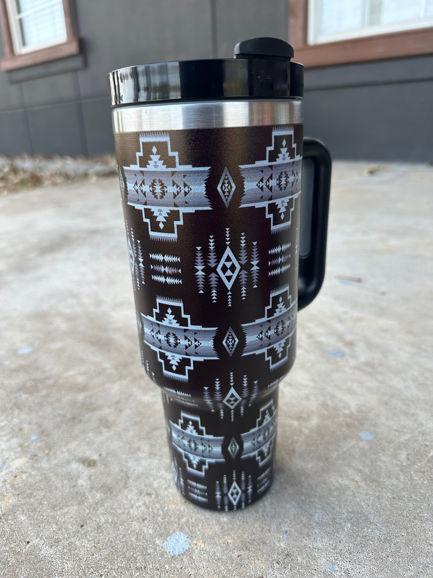 40oz Tribal Print Tumbler