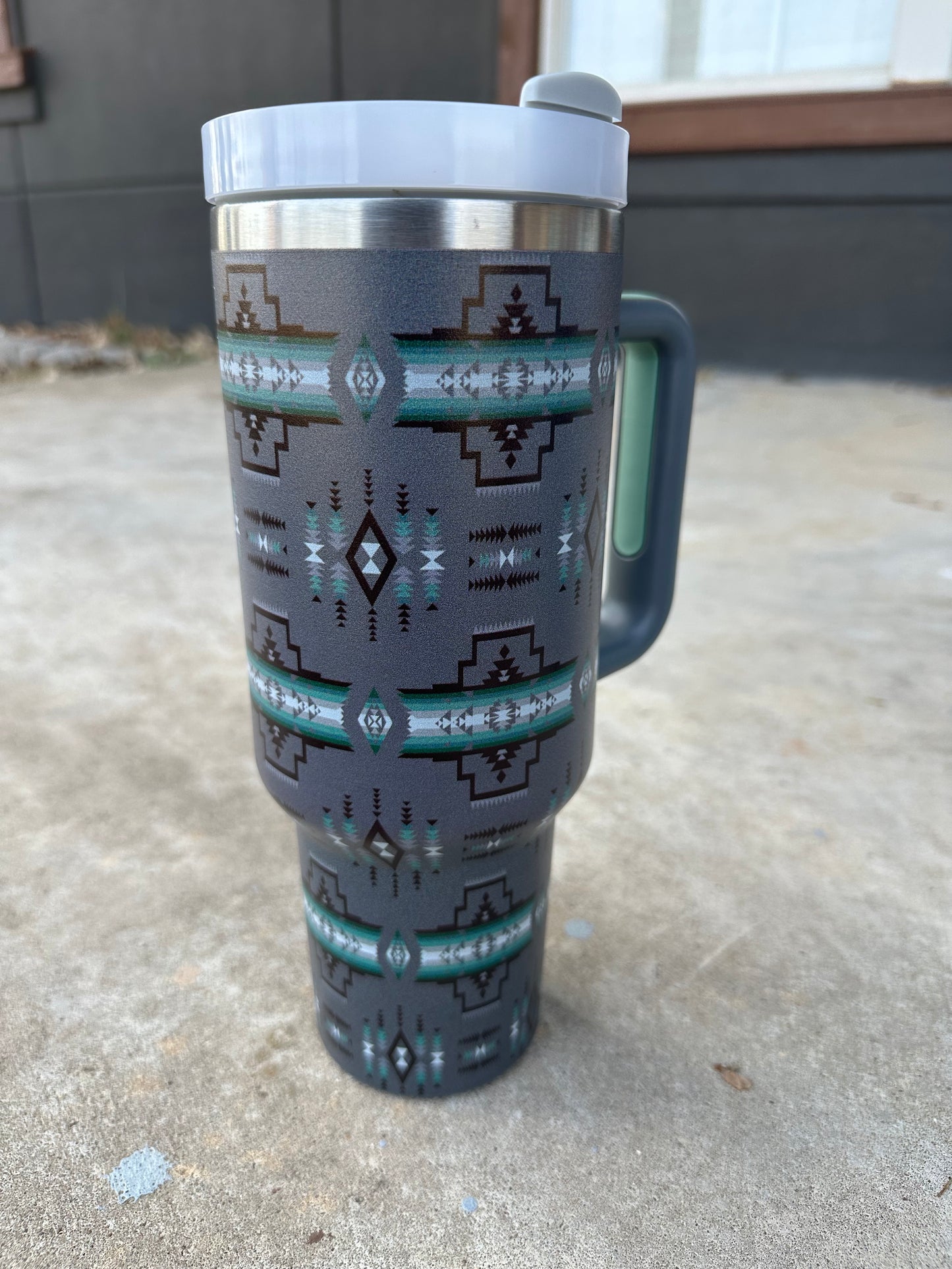 40oz Tribal Print Tumbler